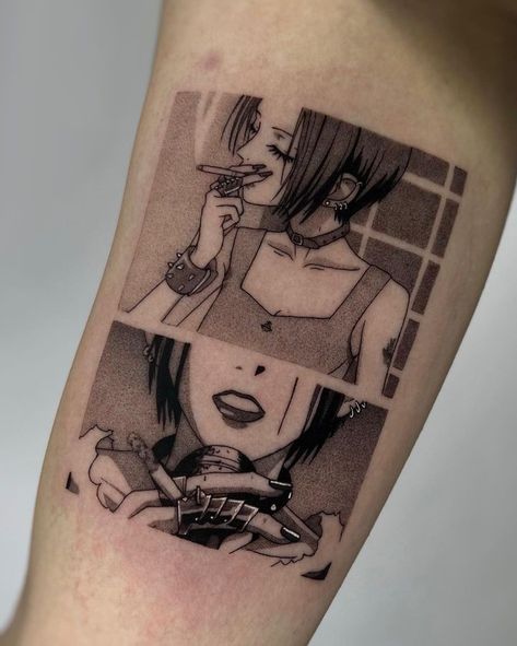 Hedonism Tattoo, Nana Osaki Tattoo, Nana Anime Tattoo, Nana Tattoo, Anime Tattoo Ideas, Tattoos Cool, Tattoo Ideas Simple, Tattoo Cover Ups, 50 Tattoo