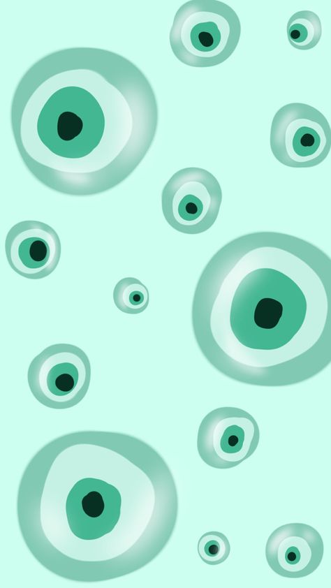 Teal And Green Aesthetic, Eye Wallpaper Aesthetic, Aesthetic Evil Eye, Wallpaper Aesthetic Green, Evil Eye Wallpaper, Eye Wallpaper, Eyes Wallpaper, Wallpaper Green, Aesthetic Green