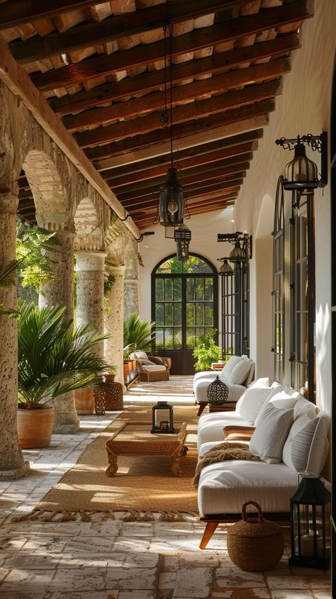 Hacienda Interior, Hacienda Interior Design, Styles Living Room, Decoration Ideas Living Room, Interior Design 2024, Layout Living Room, Modern Hacienda, Mediterranean Living Room, Artwork Living Room