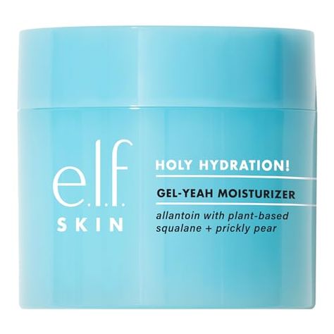 Limited-time deal: e.l.f. SKIN Holy Hydration! Gel-Yeah Moisturizer, Lightweight Moisturizer For Plump, Hydrated Skin, Infused With Squalane, Vegan & Cruelty-free Ching Chong, Gel Texture, Lightweight Moisturizer, Elf Cosmetics, Hydrated Skin, Body Moisturizers, Skin Cleanse, Gel Moisturizer, Skin Care Treatments