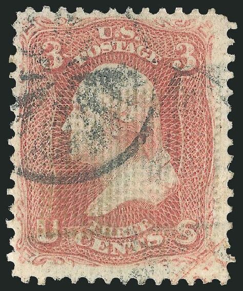 Robert Siegel Auction Galleries, Jun 2015, Sale 1106, Lot 3102. Prices of US Stamp Scott Catalogue # 82 - 3c 1869 Washington Grill Stamp Collection Value, Valuable Stamps, Vintage Stamps Postage, Outside Toys, Postage Stamps Usa, Stamp Values, Play Outdoor, Stamps Postage, Postage Stamp Collecting