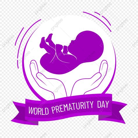 Prematurity Day, World Prematurity Day, World Breastfeeding Week, Day Logo, Continuous Line Drawing, Premature Baby, Female Doctor, Day Care, Photo Displays