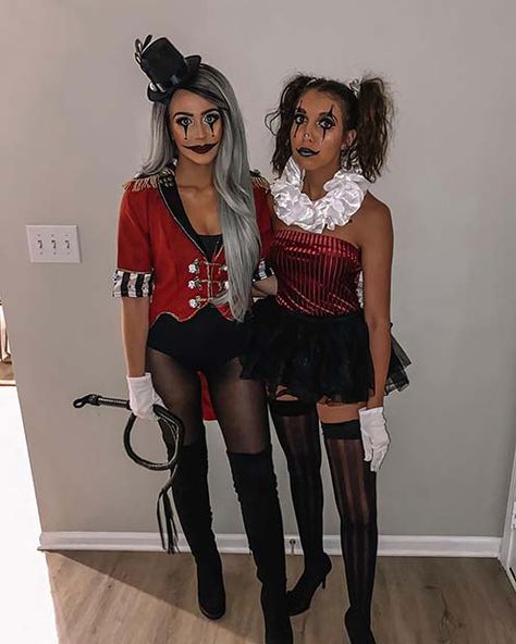 23 College Halloween Costumes and Ideas - Page 2 of 2 - StayGlam Clown Costume Scary, Circus Costumes Women, Creepy Clown Costume, Cute Clown Costume, Scary Clown Halloween Costume, Nun Halloween Costume, Circus Halloween Costumes, Scary Clown Costume, Clown Costume Women