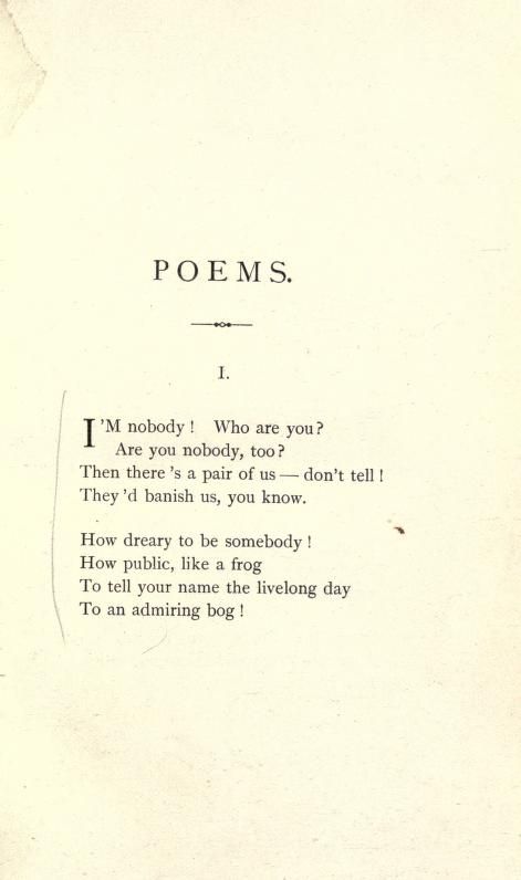 ❤️ Emily Dickinson Poetry, Emily Dickinson Quotes, Dickinson Poems, Emily Dickinson Poems, Tamako Love Story, Famous Poems, Writers And Poets, Literature Quotes, Emily Dickinson