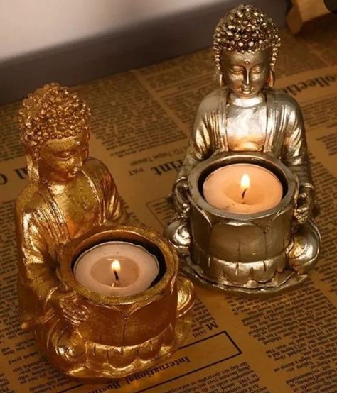 A beautyful budha candle Statue Candle, Meditating Buddha Statue, Buddhist Statue, Energy Candles, Office Yoga, Home Bedroom Office, Antique Bedroom, Buddha Face, Bedroom Decor Cozy