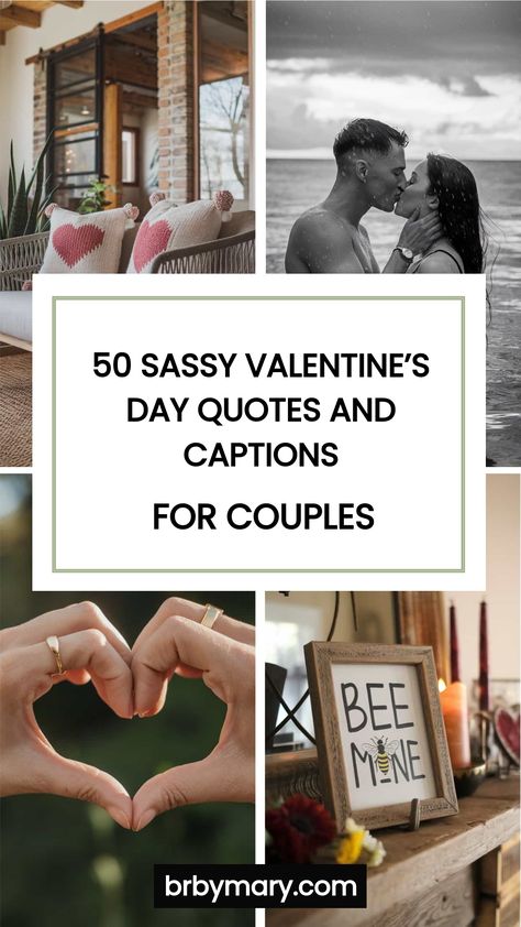 Check these 50 Sassy Valentine’s Day Captions and Quotes for couples. Valentine’s Day is the perfect excuse to show off your sass, your humor, and maybe just a little romance. Cute Sayings For Your Boyfriend Funny, Valentine’s Day Humor, Single Valentines Day Captions, Quotes Valentine, Day Captions, Valentines Quotes, Dirty Valentine, Quotes For Couples, Captions For Couples