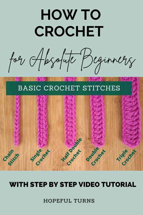 Learn Basic Crochet Stitches, Learn To Crochet For Beginners Tutorials, Double Crochet Vs Single Crochet, Crochet Stiches For Beginners Step By Step How To Make, Basic Crochet Coaster, Crochet Stitch Comparison, Single Vs Double Crochet, Crochet For Dummies Tutorials, Single Crochet Stitch Projects