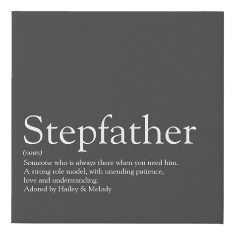 Stepfather Quotes, Stepdad Quotes, Fathers Day Gifts Ideas, Easy Fathers Day Craft, Gifts From Kids, Homemade Fathers Day Gifts, Definition Quotes, Cards Homemade, Save The Date Wording