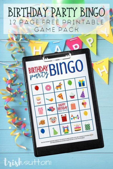 Birthday Party Bingo Game Free Printable (10 Game Boards) Bingo Free Printable, Birthday Bingo, Happy Birthday Free, Bingo Party, Used Legos, Bingo For Kids, Car Themed Parties, Bingo Cards Printable, Free Printable Games