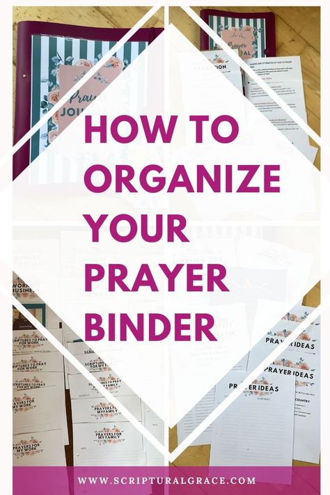 Printable Prayer Journal And How To Organize Your Prayer Binder. Prayers Journal Ideas, Prayer Journal Template Free Printable, How To Make A Prayer Journal, Prayer Binder Ideas Free Printables, Prayer Book Ideas, Prayer List Ideas, Prayer Journal Ideas Notebooks Diy, How To Organize Your Bible, Prayer Bible Journaling