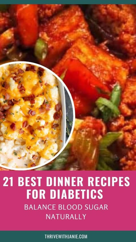 Do you struggle with waht to make for dinner as a diabetic? Here are 21 best diabetic friendly dinner recipes to make and manage blood sugars. Dinner Recipe For Diabetics, Quick Meals For Diabetics, Pancreas Friendly Recipes, Dieabitic Dinner Ideas, Meals For Diabetics Recipes, Diebitic Meals Dinner, Healthy Dinner Recipes For Diabetics, Diabete Recipes For Dinner, Dinner Recipes For Diabetics