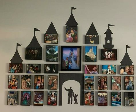 Disney Photo Wall Collage, Disney Backdrop, Disney Photo Collage, Disney Backyard, Disney Wall Decor, Disney Graduation, Disney Room, Disney Rooms, Disney Collage