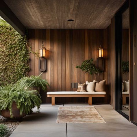 How to Choose Materials for Your Outside Entrance Wall Design • 333+ Images • [ArtFacade]