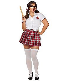 Sexy Halloween Costumes for Women 2021 - Spirithalloween.com First Day Of School Outfits, Teacher Halloween Costumes, Supergirl Costume, School Costume, Teacher Costumes, Plus Size Costume, Plus Size Halloween Costume, Teacher's Pet, Plus Size Halloween