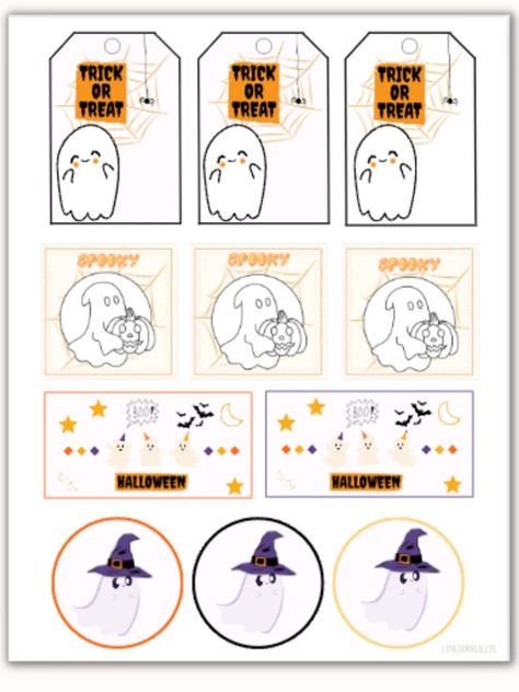 Snag these free printable Halloween gift tags to add to goodie bags for friends this Halloween season. The printable tags come in different... Halloween Place Cards Free Printable, Free Halloween Printables Tags, Halloween Treat Bag Tags Free Printable, Goodie Bags For Friends, Halloween Gift Tags Printable Free, Printable Halloween Tags, Halloween Gift Tags, Flag Tag, Halloween Goodie Bags