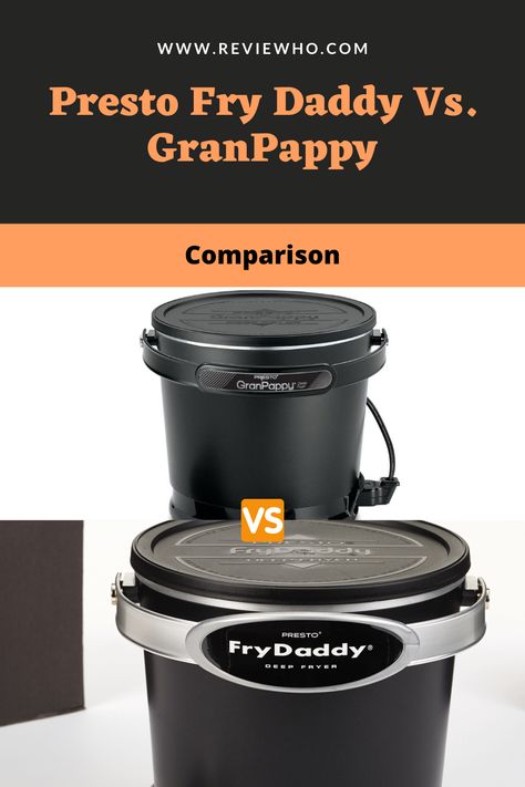 Fry Daddy Vs. GranPappy comparison Fry Daddy Recipes Deep Fryer, Deep Fryers, Deep Fryer, Which Is Better, Rice Cooker, Kitchen Gadgets, Cool Kitchens, Kitchen Appliances, Range