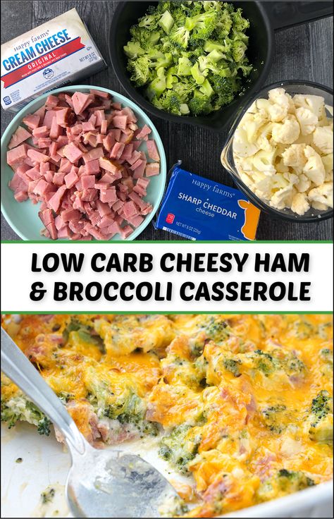 Low Carb Ham And Broccoli Casserole, Leftover Steamed Broccoli Recipes, Keto Breakfast Casserole Ham, Keto Recipes With Leftover Ham, Ham Broccoli Cheese Casserole, Broccoli Cauliflower Ham Casserole, Low Carb Ham Casserole, Keto Ham Broccoli Casserole, Ham Leftover Recipes Keto