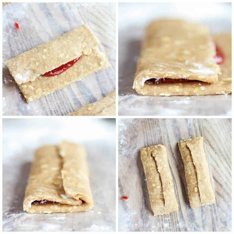 Homemade Nutrigrain Bars Easy, Diy Nutrigrain Bars, Homemade Nutrigrain Bars, Nutrigrain Bar Recipe, Nutri Grain Bars, Nutrigrain Bars, Strawberry Bars, Cereal Bars, Half Baked