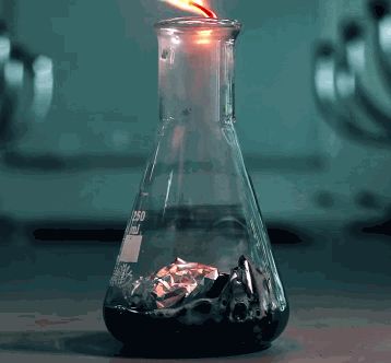 Compound Interest — fyeahscienceteachers: rudescience: Dancing Flames... Chemistry Gif, Conical Flask, Hydrochloric Acid, Ap Chemistry, Hydrogen Gas, Science Rules, Teaching Chemistry, Chemistry Experiments, Compound Interest