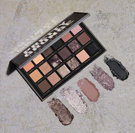 Huda Beauty Pretty Grunge Eyeshadow Palette 🎨 Make sure you follow us😍 Shop Now from Our Website www.theglamourrose.com Link in Bio SHIPPING ALL OVER INDIA 🇮🇳 For Queries & Orders Please Call/DM - 8368096921 OR WhatsApp -8368096921 #instagood #photooftheday #love #beautiful #happy #picoftheday #fashion #style #instadaily #instalike Grunge Eyeshadow, Makeup Finds, Makeup Eyeshadow Palette, Highlighter Brush, Nude Eyeshadow, Grunge Vibes, Lip Set, Too Faced Foundation, Oil Moisturizer