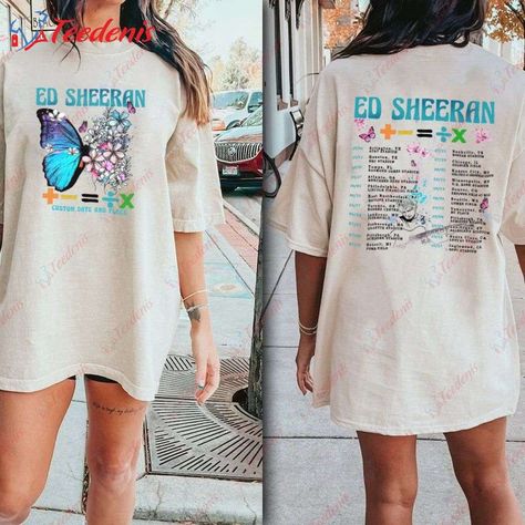 Vintage Ed Sheeran Mathematics Tour Shirt - Butterfly Design https://teedenis.com/product/vintage-ed-sheeran-mathematics-tour-shirt-butterfly-design/ Ed Sheeran Mathematics Tour, Manana Sera Bonito, Oki Doki, Kali Uchis, Vintage Butterfly, Tour Shirt, Ed Sheeran, Butterfly Design, Trending Shirts