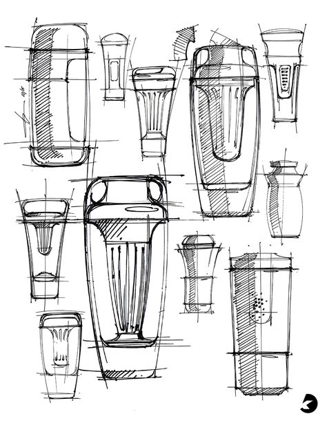 Tea Tumbler Render // Step-By-Step Process on Behance Industrial Design Drawing, Drawing Method, Logos Color, Logos Photography, Logos Vintage, Logos Retro, Structural Drawing, Bottle Drawing, Tea Tumbler