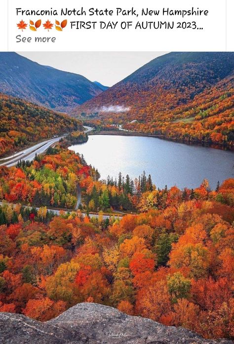 Candlewood Lake, Franconia Notch, First Day Of Autumn, New England Fall, Fall Country, Autumn Park, Autumn Leaves Photography, Autumn Scenes, Autumn 2023