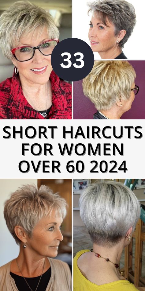 Top 33 Short Haircuts for Women Over 60 in 2024 – Trendy Styles Braids Summer, Over 60 Hairstyles, Thick Wavy Hair, Short Haircuts For Women, Styles Summer, Summer Dresses For Wedding Guest, Short Hair Over 60, Best Short Haircuts, Haircut For Older Women