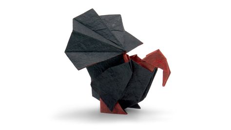 An Origami Turkey Ahead of Thanksgiving - Origami Expressions Thanksgiving Origami, Thanksgiving Crafts For Adults, Origami Turkey, Diy Scarecrow, Turkey Handprint, Crafts Thanksgiving, Pumpkin Vase, Sweater Pumpkins, Origami Models