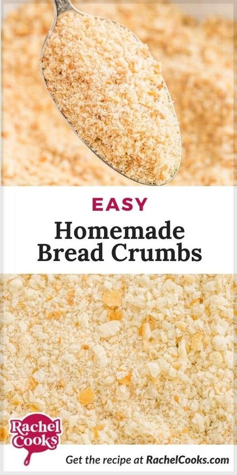 Making Meatballs, Homemade Bread Crumbs, Bread Crumbs Recipe, Crumb Recipe, Dry Bread, Homemade Bread Easy, Seasoned Bread Crumbs, Stale Bread, Diet Help