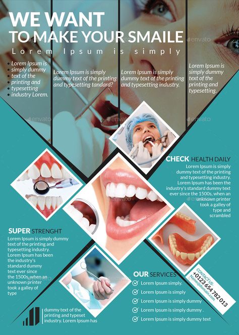 Dental Pamphlet Design, Dental Design Poster, Dental Clinic Advertisement, Dentist Flyer Design, Teeth Poster Design, Dental Clinic Poster Design, Dentist Poster Design, Dental Posters For Clinic, Dental Poster Design