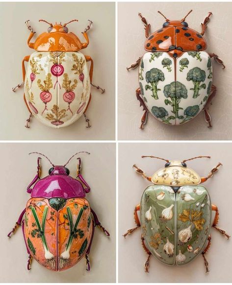 CHARLIEMOON ART Ceramic Insects, Clay Beetle, Clay Insects, Ceramic Bug, Entomology Aesthetic, Beetle Sculpture, Bug Sculpture, Entomology Decor, Goliath Beetle