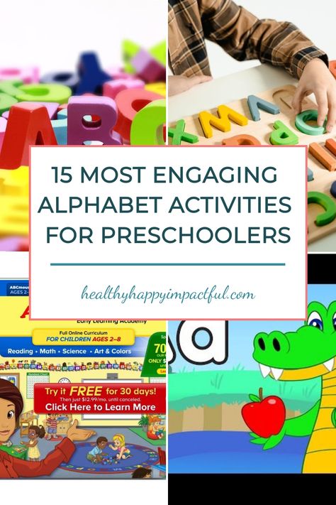 15 engaging alphabet activities for preschoolers. How To Teach Letter Recognition, Games Worksheet, Alphabet Activities For Preschoolers, Preschool Reading Activities, Phonics Games For Kids, Teaching Kids Letters, Reading Games For Kids, Letter Learning Activities, Teaching Letter Recognition