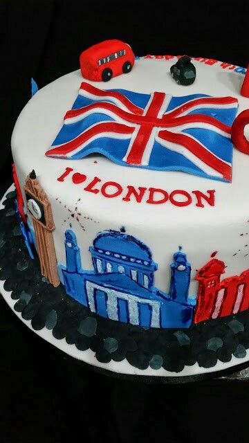 London themed cake India To Uk Travel Cake Design, Journey Cake, India Cakes, England Cake, London Flag, Board Game Party, Background Portrait, Game Of Thrones Party, Travel Cake