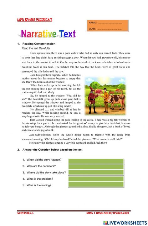 Narrative Text Worksheet, Narrative Text, Simple Past Tense, Past Tense, Forgot My Password, Sixth Grade, Magic Book, School Subjects, Online Workouts