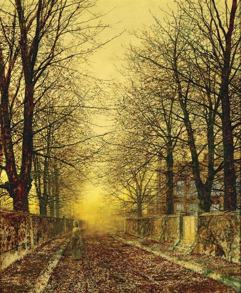 John Atkinson Grimshaw... | Kai Fine Art John Atkinson Grimshaw, Atkinson Grimshaw, Antoine Bourdelle, Road Painting, Glow Paint, John Everett Millais, Camille Pissarro, Paul Gauguin, Paul Klee