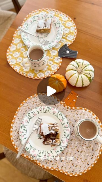 M I N K I K I M on Instagram: "I recently brought my Pumpkin Placemats to the top of my placemat drawers… it’s only August but I feel like it’s already in season! 🍂 It’s super easy to sew, and just as practical. We use them everyday! My Pumpkin Placemat pattern is on sale now through Thursday 24th August! I hope you enjoy making them as many as you can! 🍂🍁🥮" Placemats Ideas Diy, Pumpkin Placemats, Placemat Tutorial, Candle Mats Patterns, Wool Candle Mats, 24th August, Placemats Patterns, Plate Mat, Candle Mat