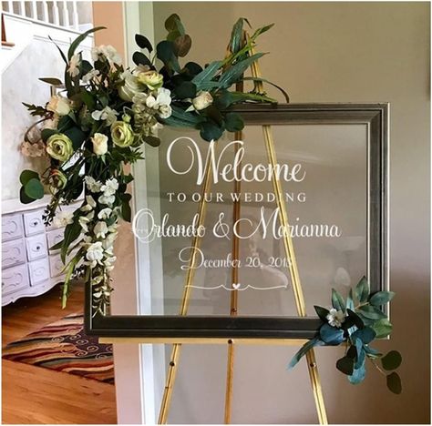 Amazon.com: Wedding Welcome Sign Decal Welcome to Our Beginning Couples Wedding Reception Home Adhesive Sticker - Marriage Wedlock of Love Wedding Ceremony Decal,for Wedding Ceremony Reception,White (57x33cm) : Tools & Home Improvement Rustic Barn Wedding Decorations, Peacock Wedding Cake, Mirror Letters, Cup Decals, Mirror Decals, Wedding Organizer Planner, Wedding Mirror, Mini Chalkboards, Wedding Journal