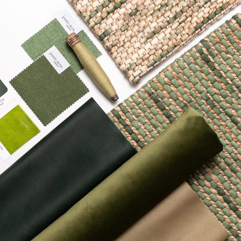 Inspiring Vignettes Area Rugs & Carpet - Jamie Stern Design Green Flatlay, Decor Vignettes, Material Color Palette, Daily Greens, Materials Board Interior Design, Cmf Design, Contemporary Carpet, Material Research, Curated Decor