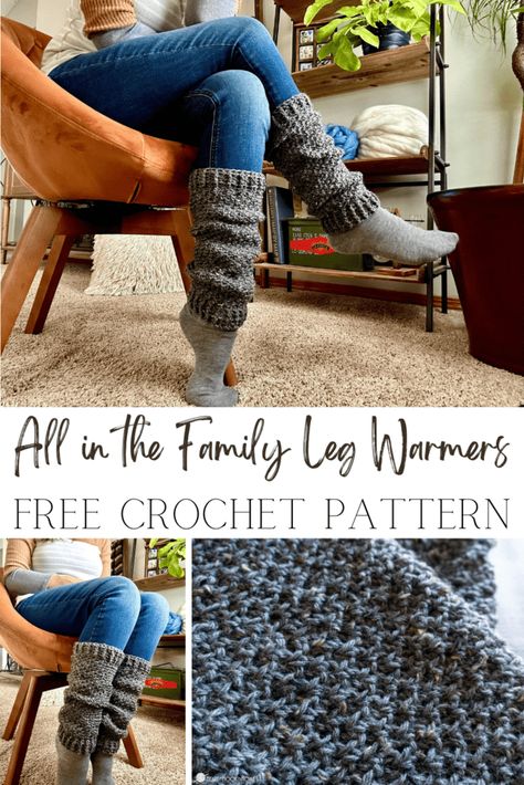 Crochet Leg Warmers Free Pattern, Leg Warmers Crochet Pattern, Leg Warmers Pattern, One Skein Crochet, Crochet Boot Cuffs, Crochet Leg Warmers, Foundation Single Crochet, Knit Leg Warmers, Crochet Boots