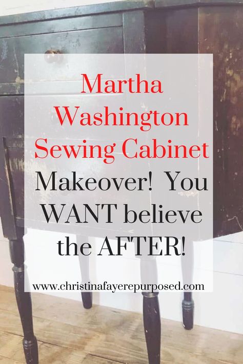 Refinish Sewing Machine Cabinet, Sewing Cabinet Diy, Antique Sewing Cabinet, Martha Washington Sewing Cabinet Redo, Sewing Machine Cabinet Makeovers, Sewing Cabinet Redo, Sewing Box Makeover, Martha Washington Sewing Cabinet, Sewing Cabinet Makeover