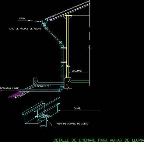 Drain Ceiling / Roof Drain Detail (Downspout) DWG Detail for AutoCAD #drain #ceiling #/ #roof #drain #(downspout) #dwg #autocad #autocaddesign #architect #homeplans #autocadarchitecture Roof Drawing, Roof Drainage, Roof Drain, Lean To Roof, Roof Detail, Roofing Contractors, Flat Roof, Ceiling Design, Autocad