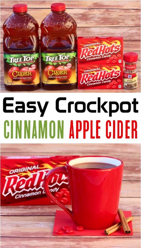 Crockpot Cider, Cider Drink Recipes, Crockpot Apple Cider, Spiced Apple Cider Recipe, Apple Cider Uses, Crockpot Drinks, Hot Apple Cider Recipe, Fall Cider, Apple Cider Drink