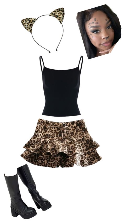 cheetah halloween inspo Cheetah Halloween Costume, Cheetah Halloween, Cheetah Costume, Halloween Makeup Pretty, Pretty Halloween Costumes, Halloween Costume Outfits, Halloween Inspo, Trendy Summer Outfits, Cute Halloween Costumes