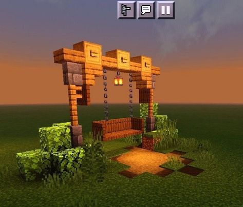 Minecraft Fall Decorations, Balcony Minecraft Ideas, Minecraft Enchantment Building, Minecraft Sign Post Ideas, Red Stone Builds Minecraft, Minecraft Balcony Design, Minecraft Fence Wall Designs, Fences Minecraft, Minecraft Sign Ideas