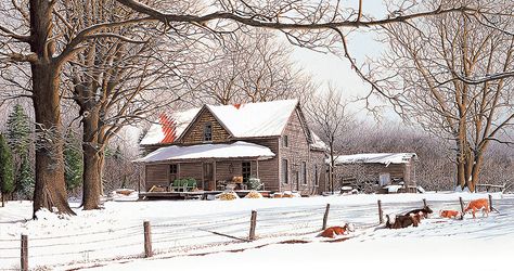 Bob Timberlake, one of the South’s most celebrated painters, turns North Carolina landscapes into visual stories. At 80, he, and his art, have more to tell. Bob Timberlake Art, 60's Music, Billy Jacobs, Bob Timberlake, Farmhouse Pictures, Countryside Art, American Barn, Southern Artist, Southern Culture