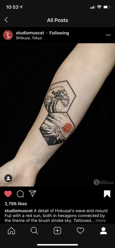 Tori Gate Tattoo, Mt Fuji Tattoo, Mount Fuji Tattoo, Hokusai Tattoo, Jojo Tattoo, Tori Gate, Night Tattoo, Tattoo Japanese, Tattoo Reference