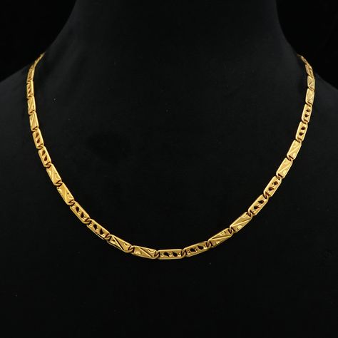 Real 22k 22KT GOLD NECKLACE chain Jewelry, Perfect Gift for Loved Ones PO-1071 by StarLikesGold on Etsy Indian Gold Chain, 22k Gold Chain Necklace, Mens Neck Chains, Pure Gold Necklace, 22k Gold Chain, India Necklace, Gold Necklace Chain, 22k Gold Necklace, Gold Necklace Indian