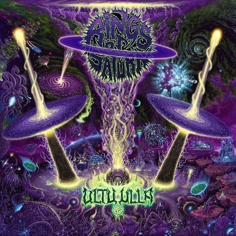 Rings Of Saturn Band, New Music Albums, Rings Of Saturn, Horror Font, New Retro Wave, Metal Albums, Vinyl Music, Music Album, Concert Posters