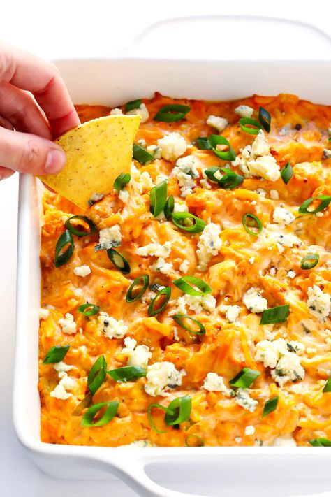 Superbowl Snack, Appetizer Chicken, Baked Buffalo Chicken Dip, Cauliflower Dip, Buffalo Chicken Dip Crock Pot, Buffalo Dip, Summer Slow Cooker Recipes, Crockpot Buffalo Chicken, Chicken Dip Recipe